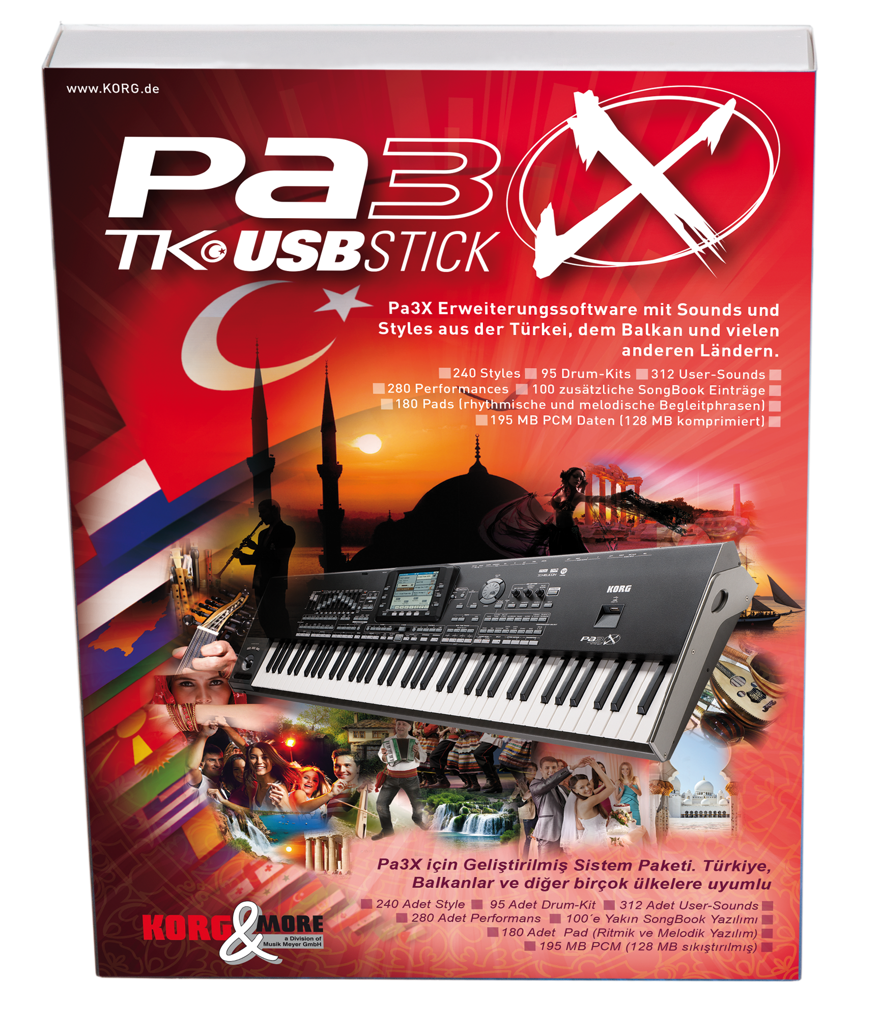 KORG Pa3X TK Erweiterung – USB-Stick 