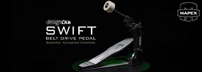 New - The SWIFT bass drum pedal from the DESIGN LAB hardware series