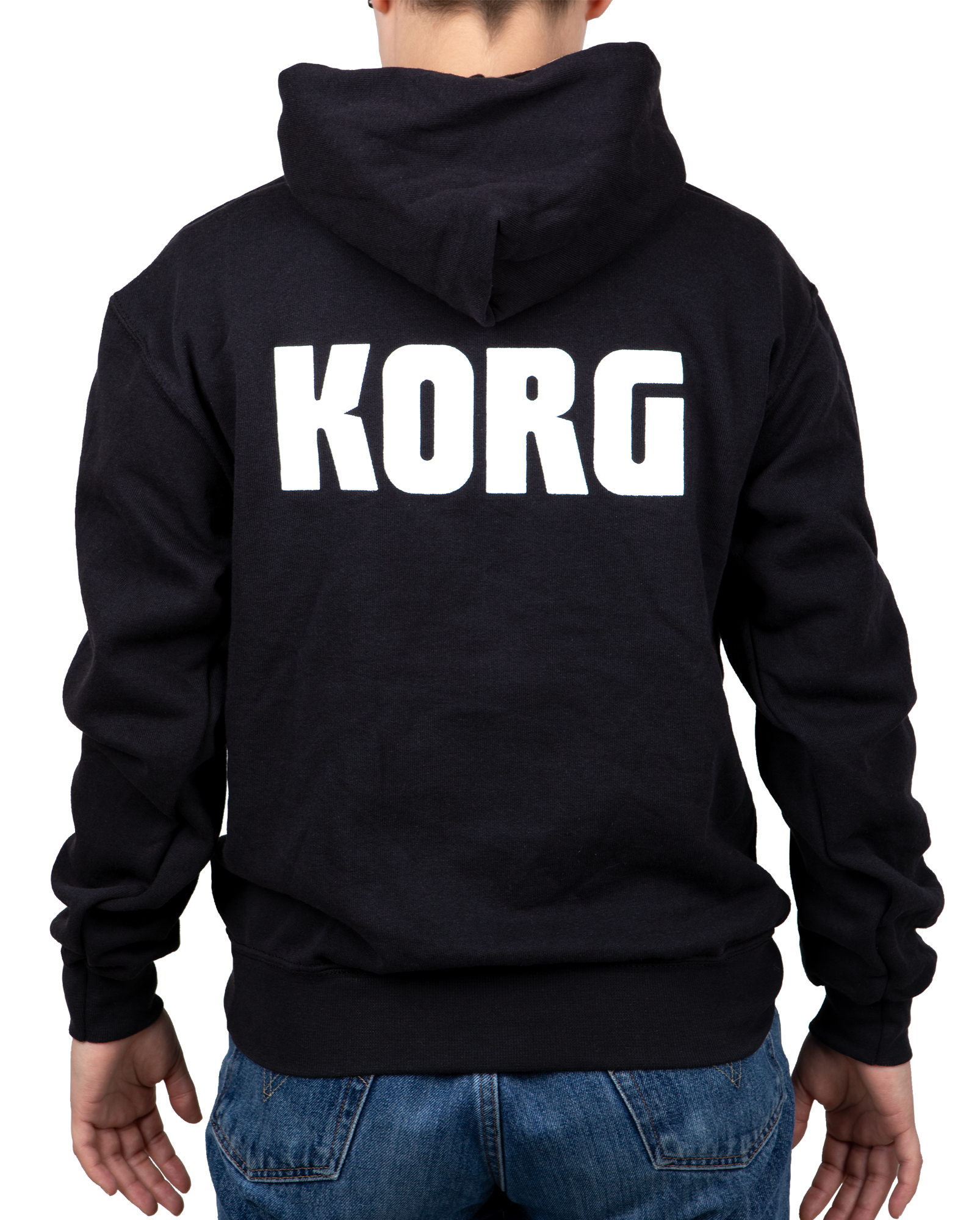 KORG Hoodie Logo Classic schwarz – S
