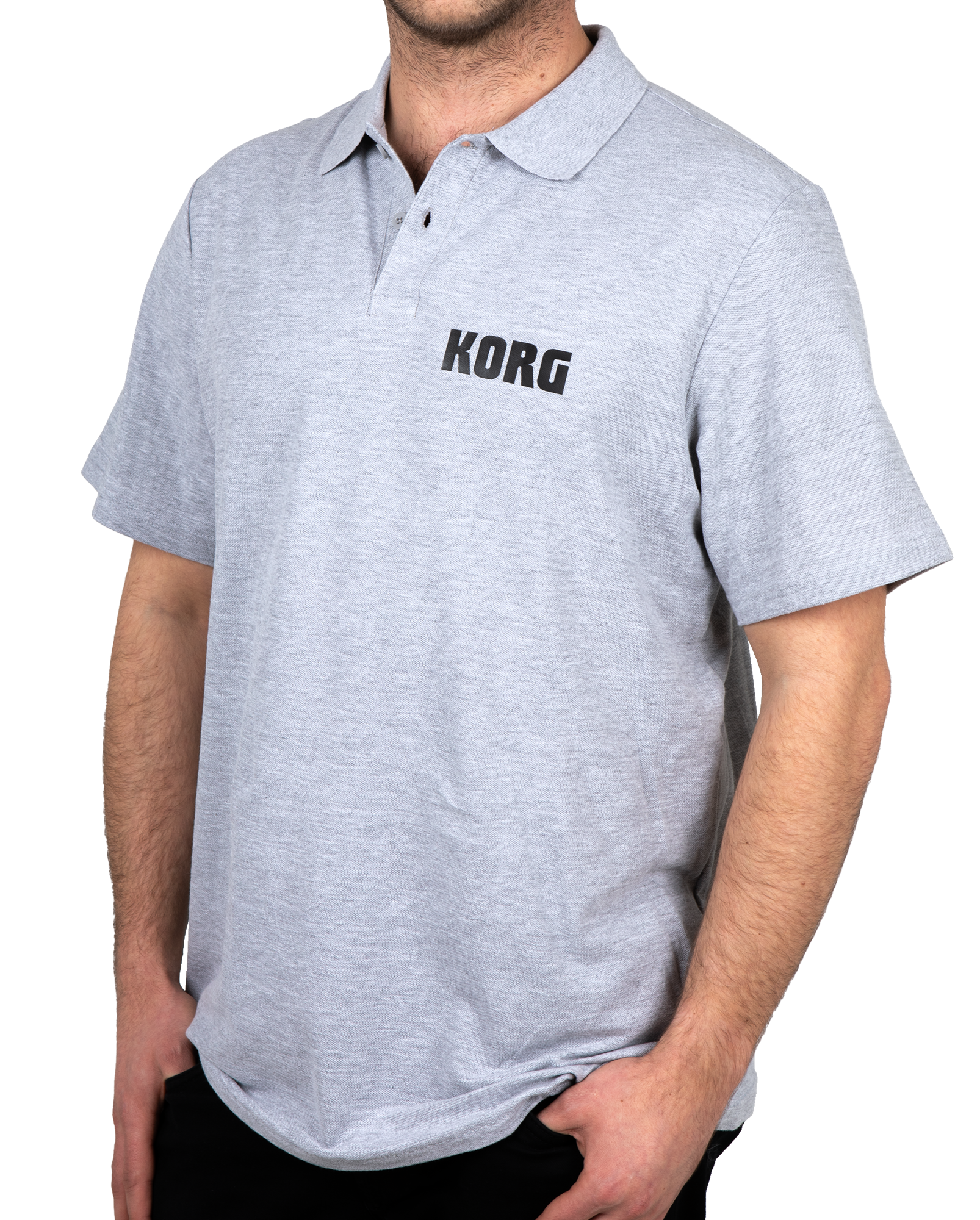KORG Polo Logo Classic grau – S