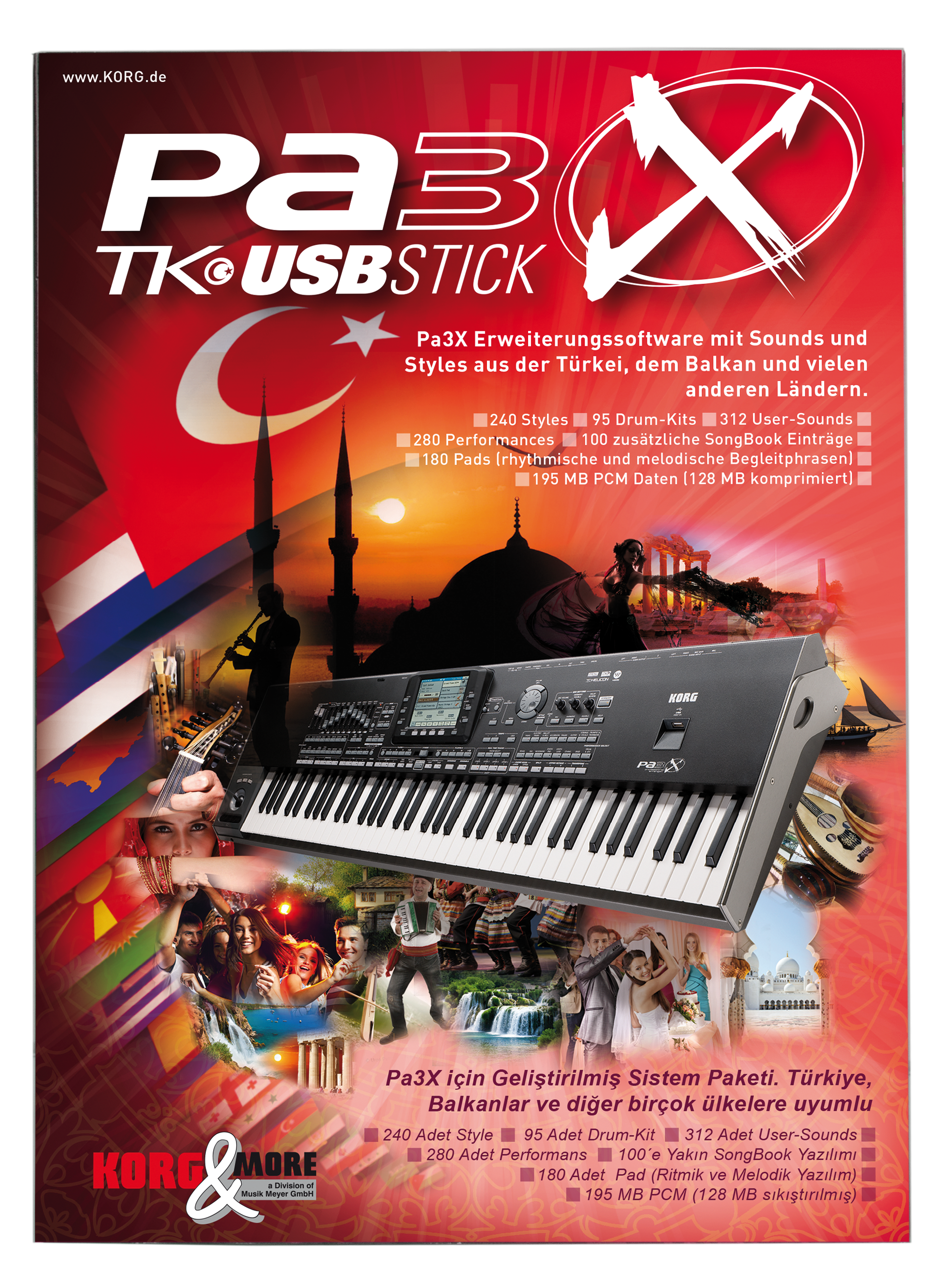KORG Pa3X TK Erweiterung – USB-Stick 