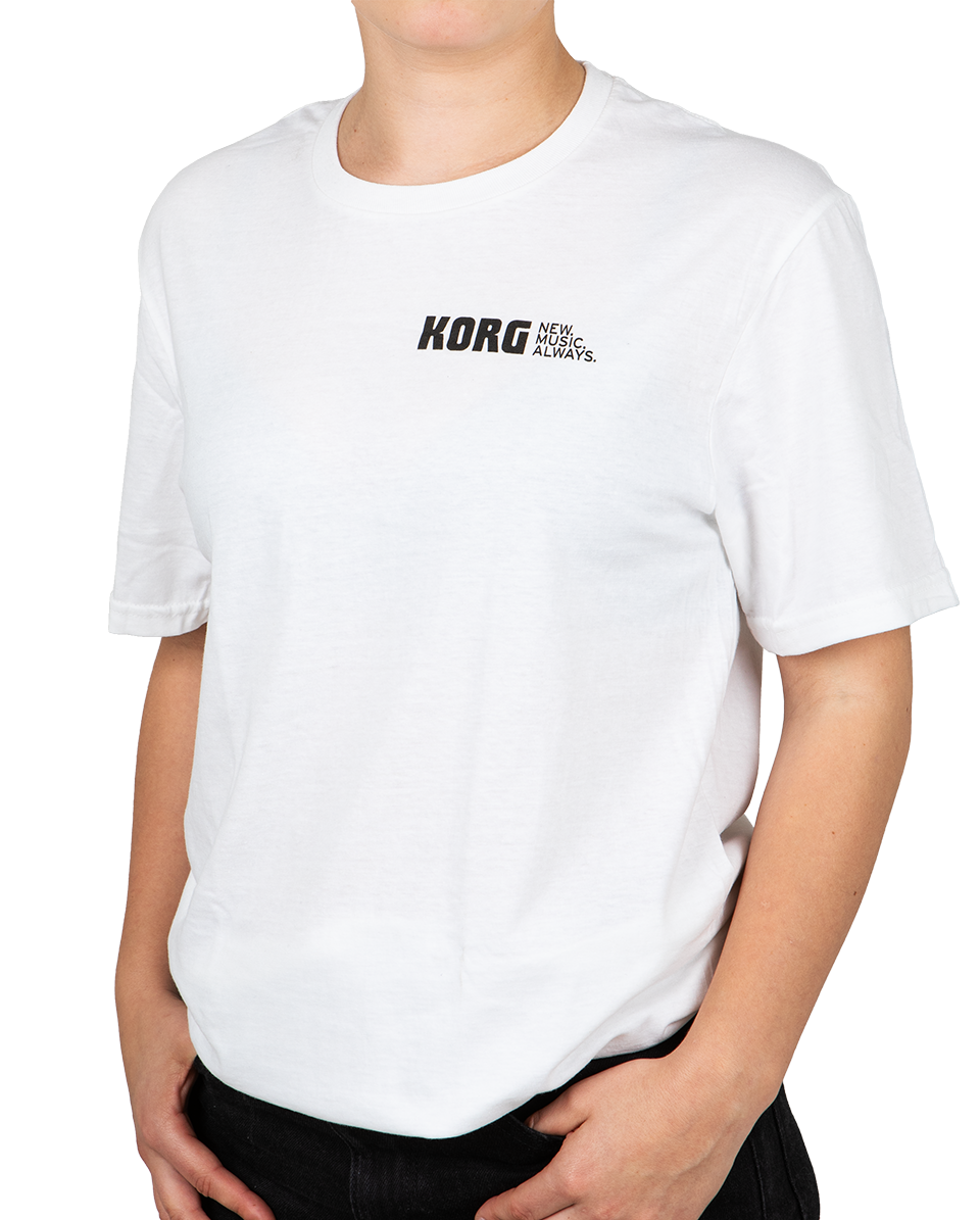 KORG T-Shirt NMA microKORG weiß – S