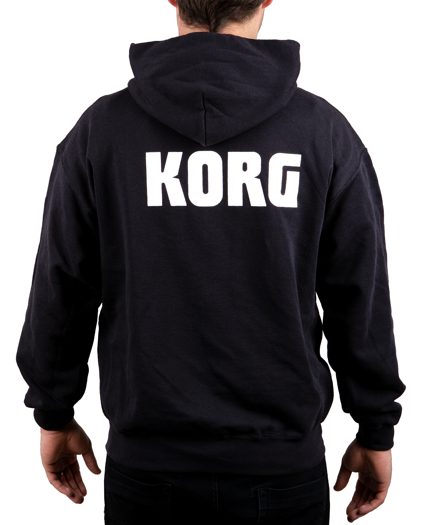 KORG Hoodie Logo Classic schwarz – S